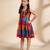 Multicolor printed cotton frock