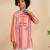 Multicolor printed cotton kurta set