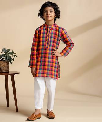 Multicolor printed cotton kurta set 2