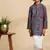 Multicolor printed cotton kurta set