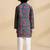 Multicolor printed cotton kurta set