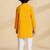 Yellow plain cotton kurta set