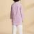 Purple plain cotton kurta set