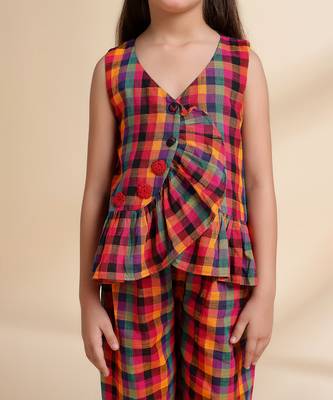 Multicolor printed cotton co ord set 5