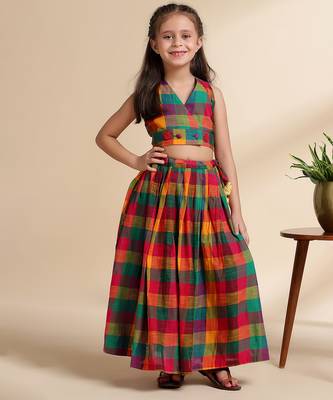Multicolor printed cotton co ord set 1