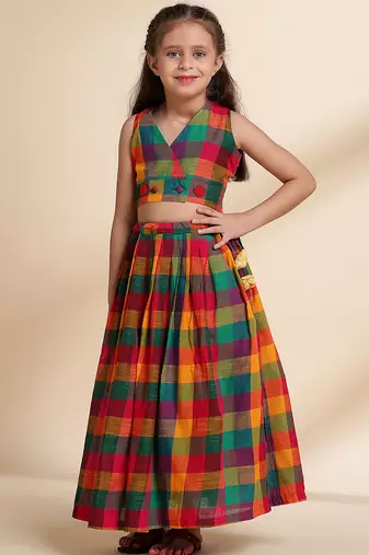 Multicolor printed cotton co ord set