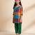 Multicolor printed cotton kurta set