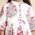 White printed cotton kurta set