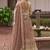 Peach chinon silk embroidered & handwork lehenga style suit