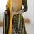 Chinon Silk Green-Yellow Ombre Sharara Suit with Dupatta