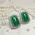 Elegant pearl choker set with grand emerald-green polki pendant
