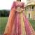 multicolor silk embroidered & handwork wedding wear lehenga choli