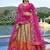 multicolor silk embroidered & handwork wedding wear lehenga choli