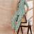 Green color floral printed pure cotton tunic with trouser