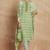 Green color ethnic motifs printed pure cotton straight kurta & trousers with dupatta