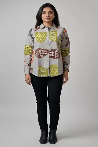 White color women cotton shirts