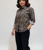 Red color women cotton shirts