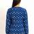 Blue color full sleeves shot kurti