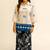 White & blue color printed arbain Cotton co-ord set