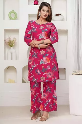 Rani color festive comfy Cotton co-ord set