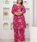 Rani color festive comfy Cotton co-ord set