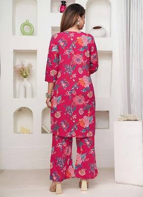 Rani color festive comfy Cotton co-ord set 2