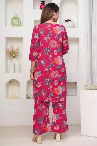 Rani color festive comfy Cotton co-ord set