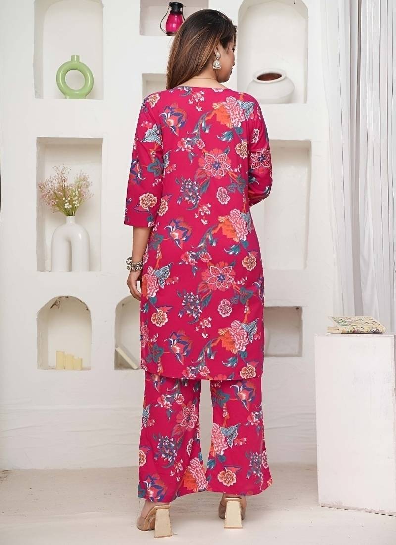 Rani color festive comfy Cotton co-ord set