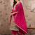 pink chinon   top with dupatta full sleeve embroidered straight top