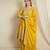 yellow chinon   top with bottom and dupatta full sleeve embroidered kurta palazzo set