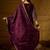 purple chinon   top with bottom and dupatta full sleeve embroidered flared kurta