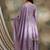 light purple chinon   straight kurta with bottom & dupatta