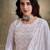 white chinon   straight kurta with bottom & dupatta