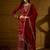 maroon faux georgette   straight kurta with bottom & dupatta