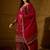 maroon faux georgette   straight kurta with bottom & dupatta