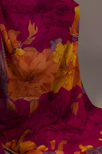 effortless elegance weightless marble floral saree
