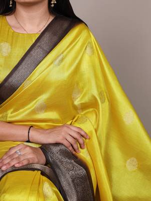 soft drapes, grand shine  rumali art silk zari saree 2