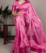 soft drapes, grand shine  rumali art silk zari saree