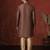 Brown embroidered elegant kurta for men