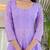 Layender chinkari anarkali kurta set