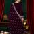 Maroon velvet heavy thread embroidery work on neck, sleeve and dupatta kurta pant set