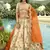 off white silk embroidered & art mirror work wedding wear lehenga choli