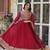 Maroon Faux Blooming Heavy Embroidered Gown     Wedding & Designer Collection