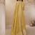Yellow simar silk embroidered party wear Palazzo suit