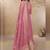 Pink simar silk embroidered party wear Palazzo suit