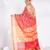 Banarasi patola saree in red color