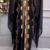 Black Designer Stitched Kaftan with Heavy Golden Embroidery & Dupatta