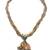 Colorful pendant with beads chain