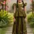 Softsilk with animal motif work girls pavadai lehenga set