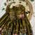 Softsilk with animal motif work girls pavadai lehenga set